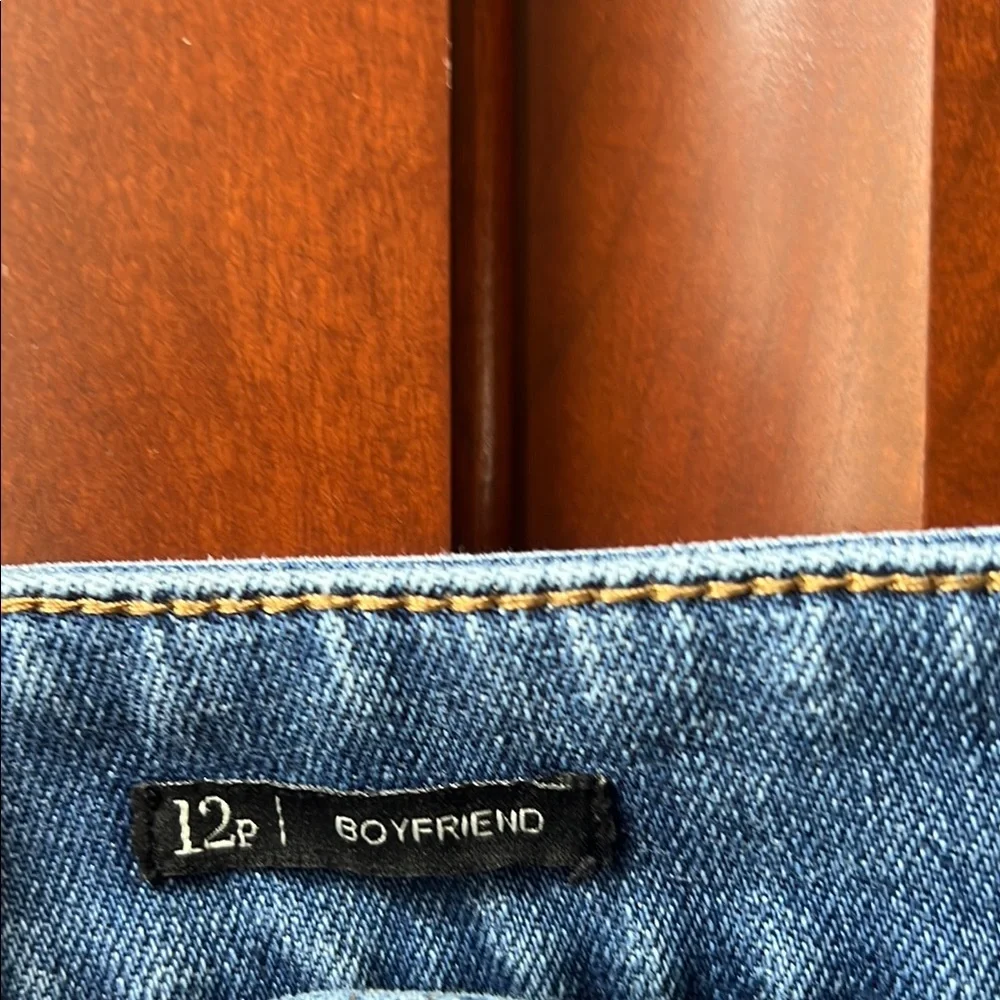 Talbots Boyfriend Blue Jean Shorts - Picture 3 of 4